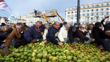 تفاح فرنسا ANNE-CHRISTINE POUJOULAT/AFP/