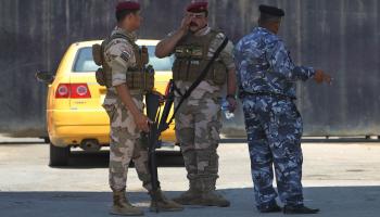 رجال أمن في بغداد - العراق - مجتمع