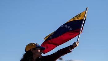 فنزويلا/تظاهرات مناهضة للرئيس نيكولاس مادورو/غييرمو آرياس/فرانس برس