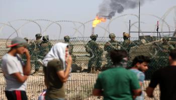 تعزيزات عسكرية إلى جنوب العراق (محمد علي/فرانس برس)