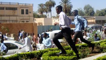 احتجاجات طلابية السودان (غيتي)