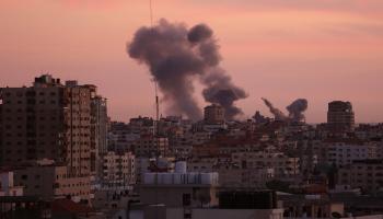 غزة/غارات إسرائيلية/سياسة/أشرف عمرة/الأناضول