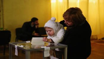 انطلاق الاستفتاء في القرم - أوكرانيا 