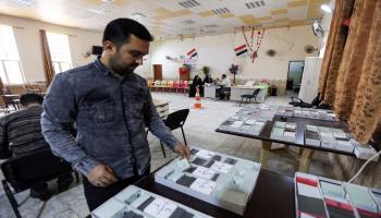 الانتخابات العراقية/سياسة/حيدر حمداني/فرانس برس