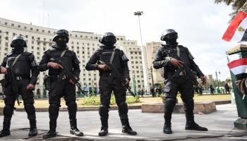 مصر/قوات الأمن/ميدان التحرير/محمد الشاهد/فرانس برس