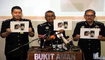 ماليزيا/صورة المشتبه بهما بقتل فادي البطش/صفحة الشرطة الماليزية/فيسبوك