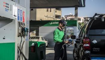 محطة وقود في مصر/خالد دسوقي/ فرانس برس