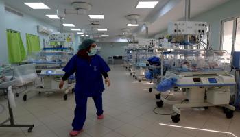 ممرضة في مستشفى تونسي- فرانس برس