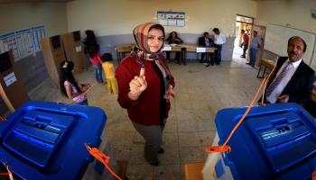 العراق/سياسة/انتخابات كردستان/(صافين حامد/فرانس برس)