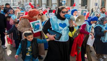 المغرب-مجتمع- مسيرة لأطفال التوحد (جلال مورشيدي/الأناضول)