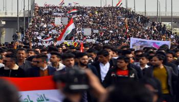 تظاهرات العراق-سياسة-حيدر حمداني/فرانس برس