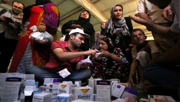 تداول الأدوية غير مضبوط في العراق (صفين حامد/فرانس برس)