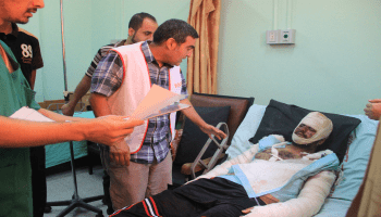 الطبيب اللبناني غسان أبو ستة في غزة