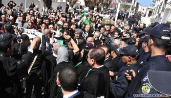 احتجاج للقضاة بالجزائر-سياسة-العربي الجديد