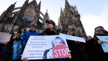 ألمانيا\التحرش الجنسي\تظاهرةROBERTO PFEIL/AFP/Getty