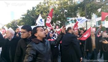 إحياء ذكرى الثورة التونسية (العربي الجديد)
