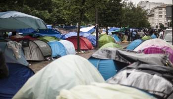 فرنسا- مجتمع- إخلاء مخيم للاجئين شمال باريس-6-6-2016