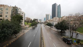 الأردن شوارع خالية إثر كورونا KHALIL MAZRAAWI/AFP
