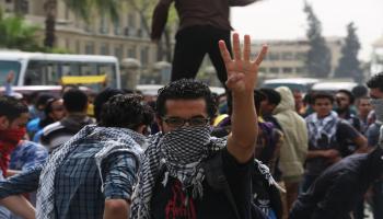 احتجاجات طلابية في القاهرة