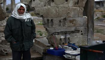 بات توفير المياه في دمشق أزمة (عابد الدوماني/فرانس برس)