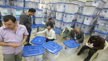العراق/الانتخابات البرلمانية/أحمد الربيعي/فرانس برس