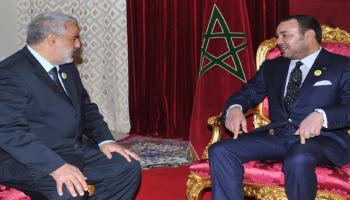ملك المغرب ورئيس الحكومة عبد الإله بنكيران