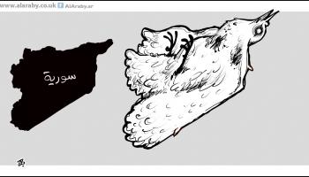كاريكاتير السلام الميت / حجاج