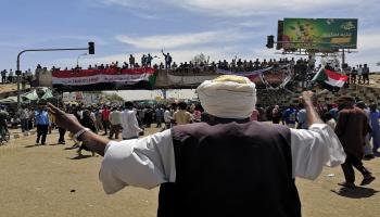 احتجاجات السودان (أشرف الشاذلي/فرانس برس)