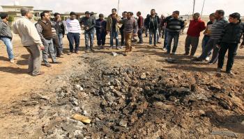 ليبيا- بنغازي - تفجير معسكر للجيش