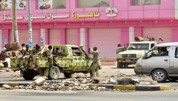 السودان/العصيان المدني الخرطوم/قوات الأمن/فرانس برس