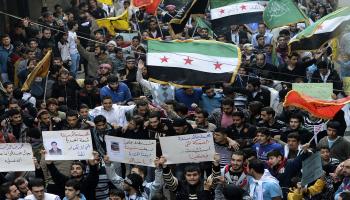 سورية/سياسة/الثورة السورية/(فرانسيسكو ليونغ/فرانس برس)