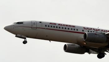 سقوط طائرة جزائرية