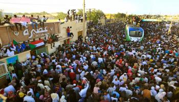 سياسة/ذكرى الثورة السودانية/(أشرف الشاذلي/فرانس برس)