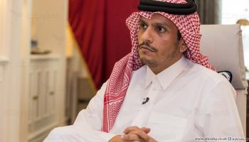 وزير الخارجية القطري محمد بن عبد الرحمن آل ثاني-معتصم