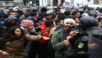 تظاهرات تونس- ياسين قايدي / الاناضول