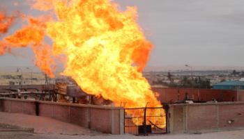 تفجير بمحطة تابعة لخط الغاز المصري الممتد للأردن
