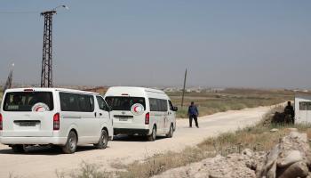 الهلال الأحمر السوري (عملية تبادل أسرى) (عمر حج قدور/ADP)