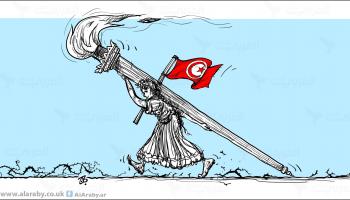 كاريكاتير الثورة التونسية / حجاج