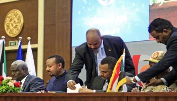 توقيع اتفاق السودان-سياسة-ابراهيم حميد/فرانس برس