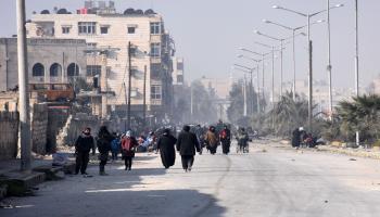 سورية/نزوح حلب/سياسة/جورج أورفاليان/فرانس برس