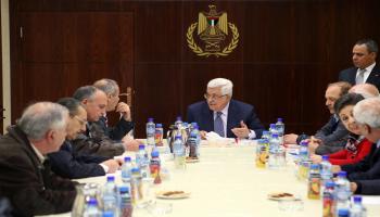 اجتماع لمنظمة التحرير الفلسطينية برئاسة عباس(Getty)