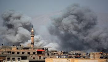 سورية/سياسة/قصف اليرموك/(رامي السيد/فرانس برس)
