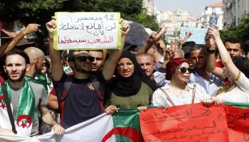احتجاجات الجزائر (بلال بن سالم/Getty)