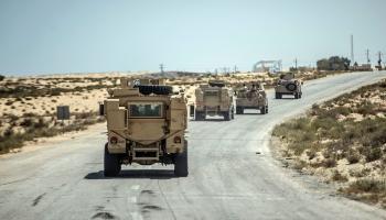 الجيش المصري بطريقه إلى شمال سيناء-خالد دسوقي/فرانس برس