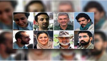 نشطاء البيئة الإيرانيين المدانون بالتجسس (تويتر)