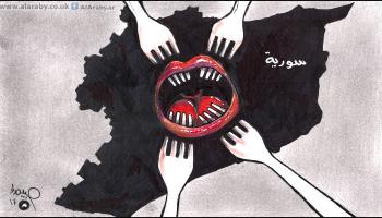 كاريكاتير فم سورية / حبيب