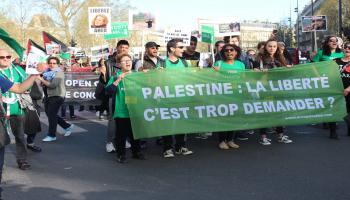 فرنسا/سياسة/تضامن مع فلسطين/(العربي الجديد)