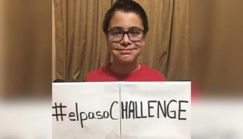 الطفل الأميركي روبن مارتنيز يطلق تحدياً للعمل الخيري بتكساس(تويتر)