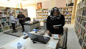 مكتبة جامعية في العراق (سكوت بترسون/Getty)