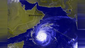 الإعصار تشابالا - الأرصاد العمانية